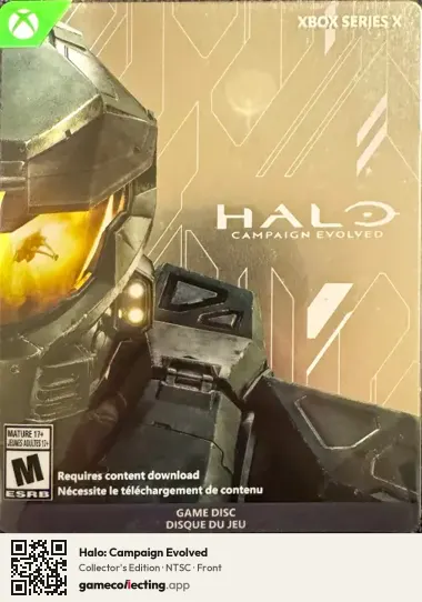 Halo: Campaign Evolved Xbox Series X, NTSC box front