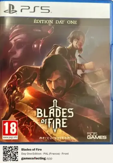 Blades of Fire PlayStation 5, France box front