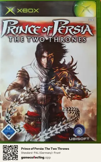 Prince of Persia: The Two Thrones Xbox, Germany box front