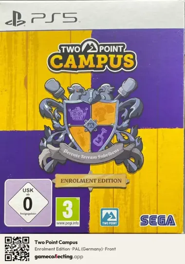 Two Point Campus PlayStation 5, Germany box front