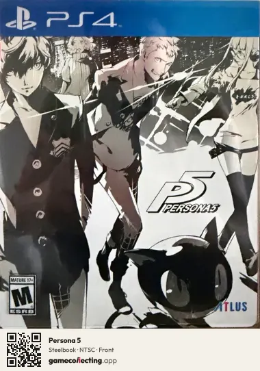 Persona 5 PlayStation 4, NTSC box front