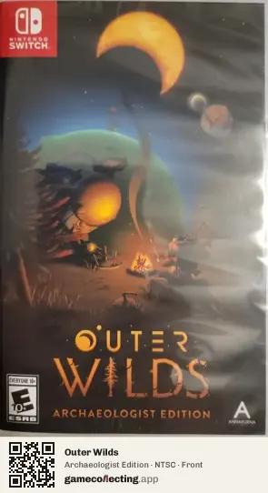 Outer Wilds Nintendo Switch, NTSC box front