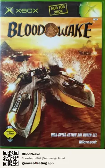 Blood Wake Xbox, Germany box front