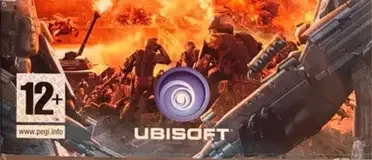 Tom Clancy's EndWar, the PEGI square on its front