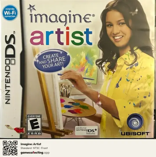 Imagine: Artist Nintendo DS, NTSC box front