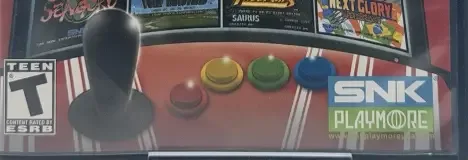 SNK Arcade Classics Vol. 1, the ESRB box on its front