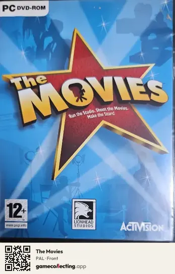 The Movies Computer, PAL box front