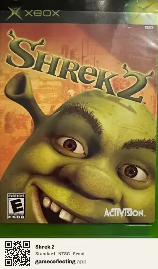 Shrek 2 Xbox, NTSC box front