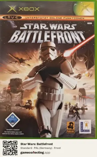Star Wars: Battlefront Xbox, Germany box front