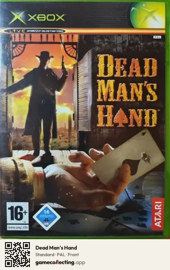 Dead Man's Hand Xbox, PAL box front