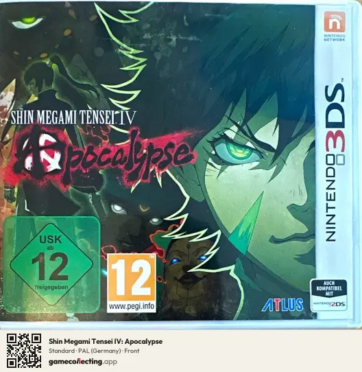 Shin Megami Tensei IV: Apocalypse Nintendo 3DS, Germany box front