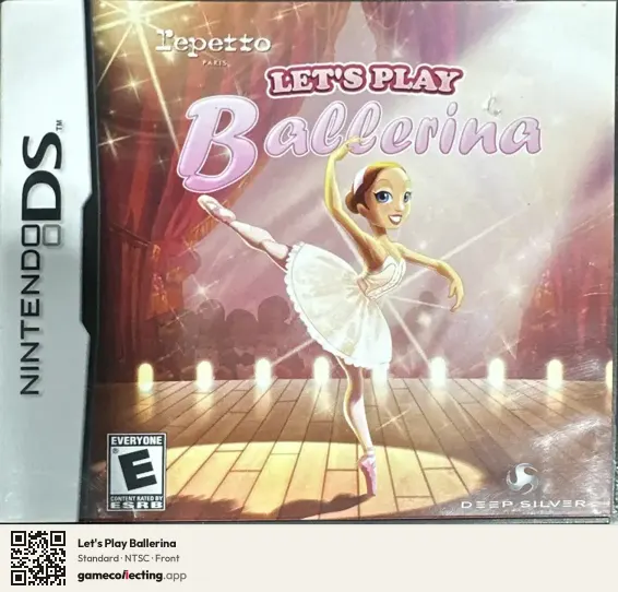 Let's Play Ballerina Nintendo DS, NTSC box front