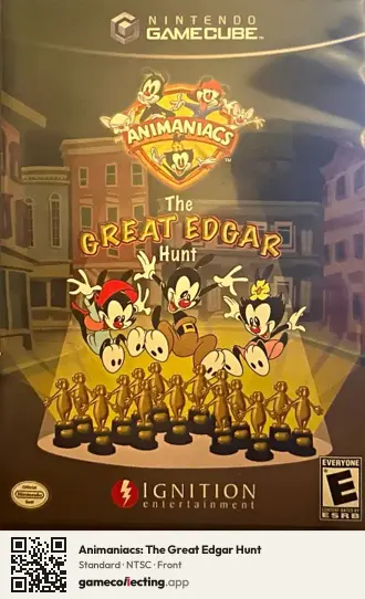 Animaniacs: The Great Edgar Hunt Nintendo GameCube, NTSC box front