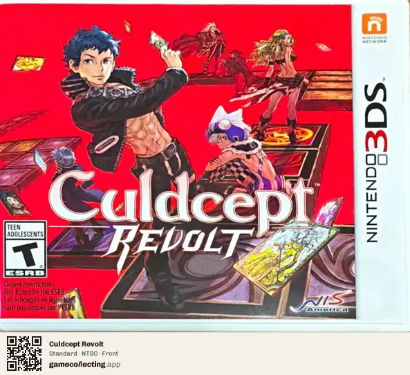 Culdcept Revolt Nintendo 3DS, NTSC box front