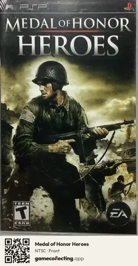 Medal of Honor Heroes PlayStation Portable, NTSC box front