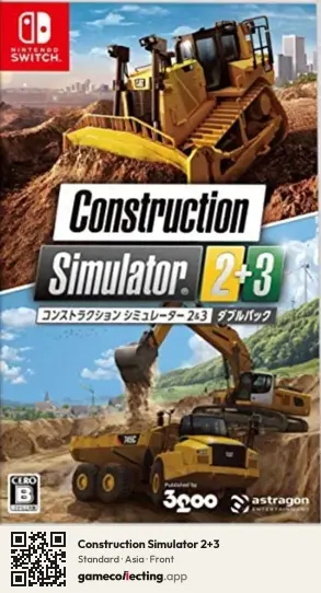 Construction Simulator 2+3 Nintendo Switch, Asia box front
