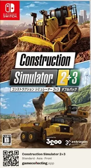 Construction Simulator 2+3 Nintendo Switch, Asia box front