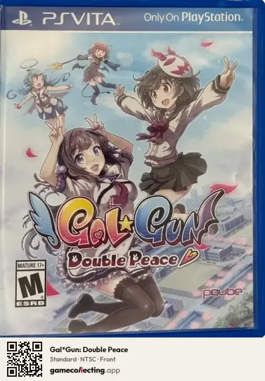 Gal*Gun: Double Peace PlayStation Vita, NTSC box front
