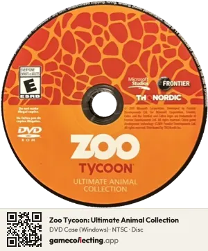 Zoo Tycoon: Ultimate Animal Collection Computer, NTSC disc