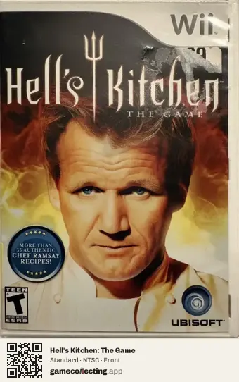 Hell's Kitchen: The Game Nintendo Wii, NTSC box front