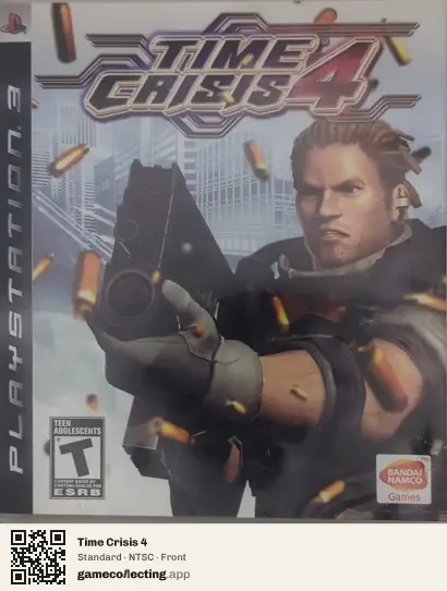 Time Crisis 4 PlayStation 3, NTSC box front