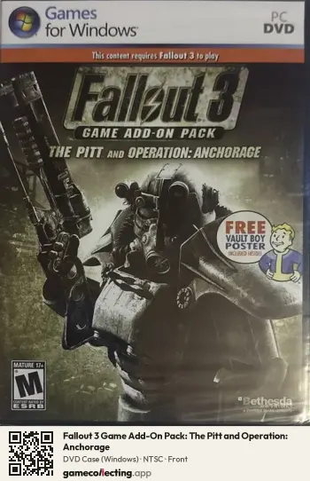 Fallout 3 Game Add-On Pack: The Pitt and Operation: Anchorage Computer, NTSC box front