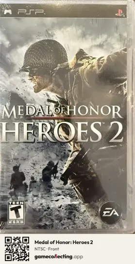 Medal of Honor: Heroes 2 PlayStation Portable, NTSC box front