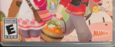 Story of Seasons: Grand Bazaar, the ESRB box on its front