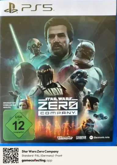 Star Wars Zero Company PlayStation 5, Germany box front