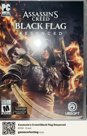 Assassin's Creed Black Flag Resynced Computer, NTSC box front
