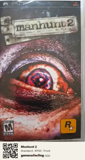 Manhunt 2 PlayStation Portable, NTSC box front