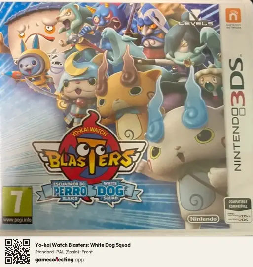 Yo-kai Watch Blasters: White Dog Squad Nintendo 3DS, Spain box front