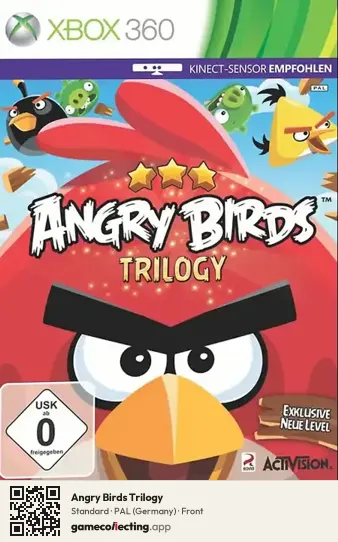 Angry Birds Trilogy Xbox 360, Germany box front
