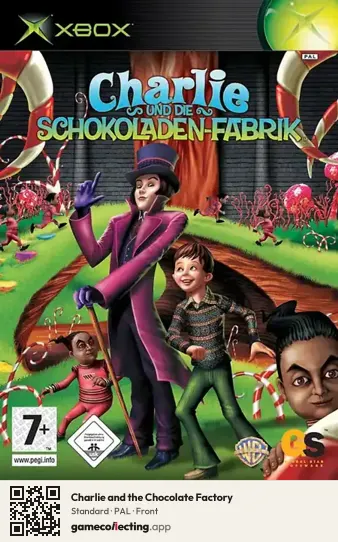 Charlie and the Chocolate Factory Xbox, PAL box front