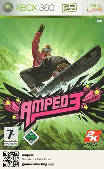 Amped 3 Xbox 360, PAL box front