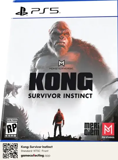Kong: Survivor Instinct PlayStation 5, NTSC box front