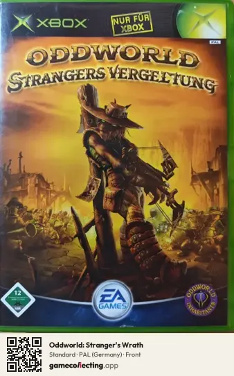 Oddworld: Stranger's Wrath Xbox, Germany box front