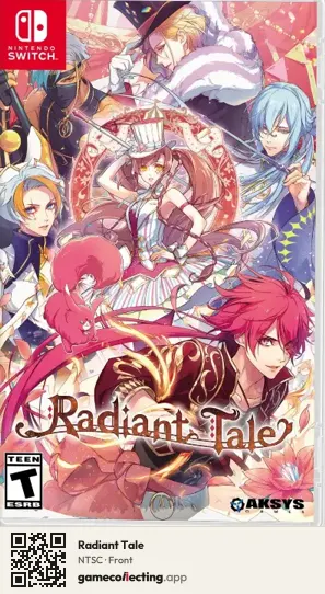 Radiant Tale Nintendo Switch, NTSC box front