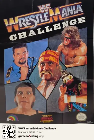 WWF WrestleMania Challenge Nintendo Entertainment System, NTSC box front