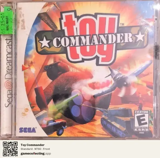 Toy Commander Sega Dreamcast, NTSC box front