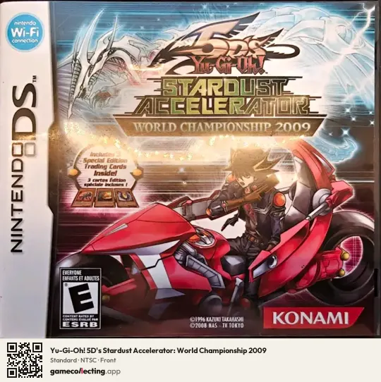 Yu-Gi-Oh! 5D's Stardust Accelerator: World Championship 2009 Nintendo DS, NTSC box front