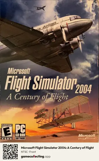 Microsoft Flight Simulator 2004: A Century of Flight Computer, NTSC box front