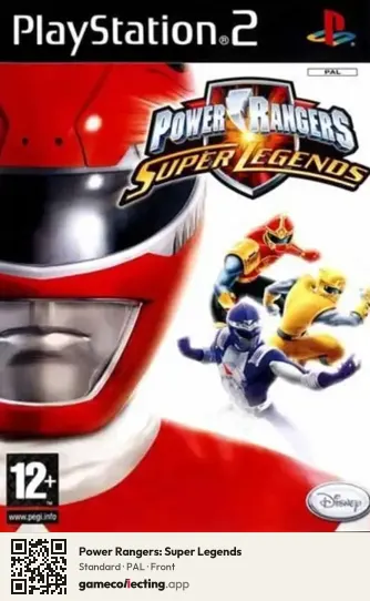 Power Rangers: Super Legends PlayStation 2, PAL box front