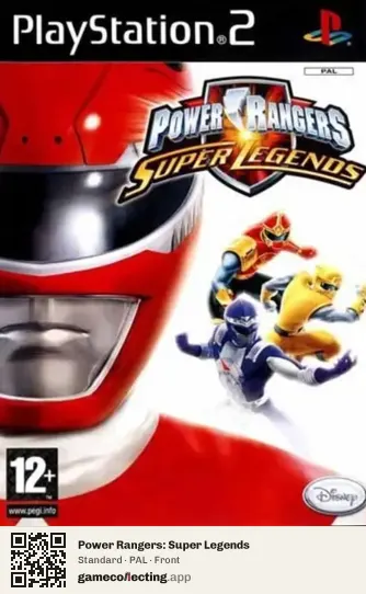 Power Rangers: Super Legends PlayStation 2, PAL box front