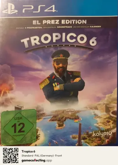 Tropico 6 PlayStation 4, Germany box front