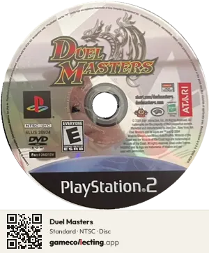 Duel Masters PlayStation 2, NTSC disc