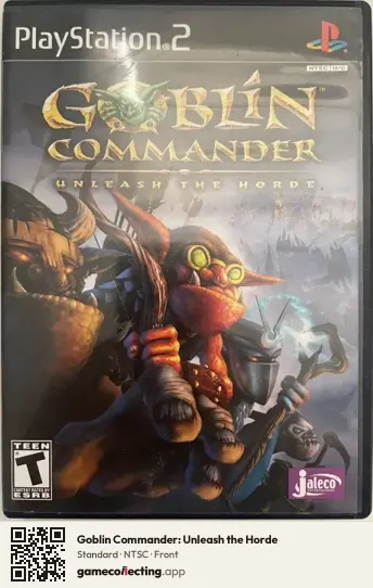 Goblin Commander: Unleash the Horde PlayStation 2, NTSC box front