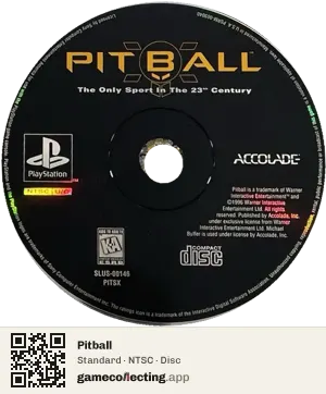 Pitball PlayStation, NTSC disc