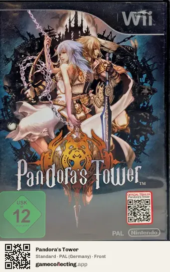 Pandora's Tower Nintendo Wii, Germany box front