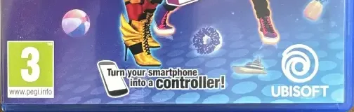 Just Dance 2020, the USK square on its front